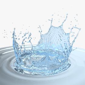Water Crown Splash 3D model
